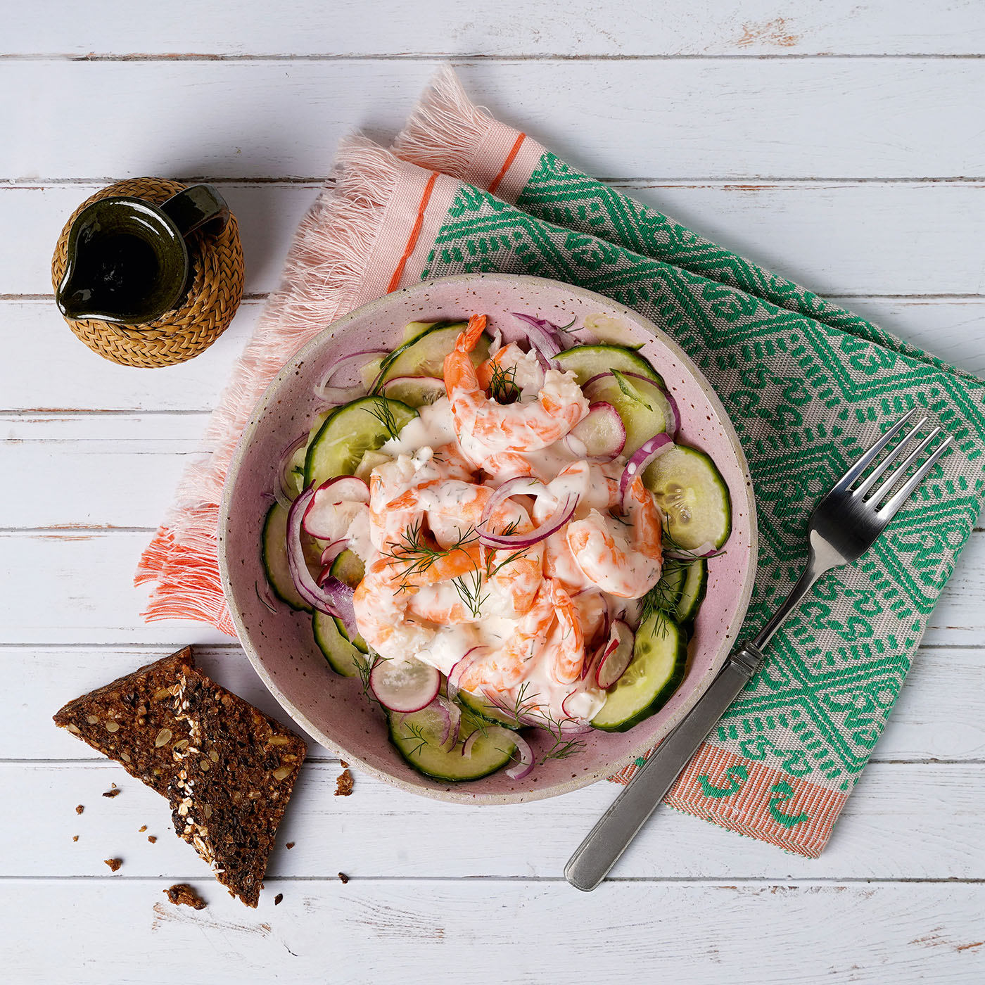 Grossmann-Snack-Idee-Riesengarnelen-Dillcreme